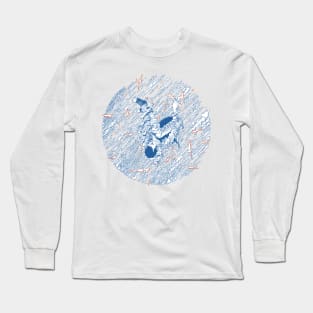 Obscured by Clouds (blue) Long Sleeve T-Shirt